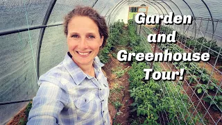 Garden Tour June 2020 | High Tunnel Greenhouse