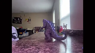 Hiya toys Godzilla assembly stopmotion