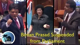 Hon. Biman Prasad Suspended from Parliament [16-Apr-2018 ]