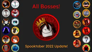 Roblox: 💪Mega Noob Simulator💪 - All Bosses (Spooktober 2022 Update)