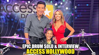 EPIC Drum Solo and Interview on Access Hollywood