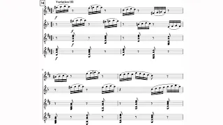Filippo Gragnani - Quartet for Violin, Clarinet and Two Guitars, Op. 8 (c. 1810) [Score-Video]