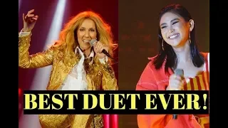 Celine Dion guests Sarah Geronimo in her Philippine Concert? l F5 - Bb6 WHISTLE NOTES