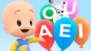 The Vowels with Cuquin´s Balloons and more aducational videos - Cuquin and Friends