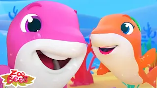 Baby Shark song + More Fun Nursery Rhymes And Cartoon Videos by Zoobees Sing Along