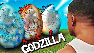 Finding BABY GODZILLA EGGS In GTA 5 (Baby Kaiju)