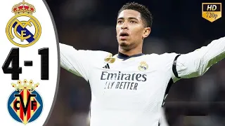 Real Madrid vs Villarreal 4-1 Highlights & All Goals 2023 Full HD