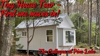 Tiny House Tour - First Resident Mary's RJO at The Cottages at Pine Lake Tiny House Community in AL