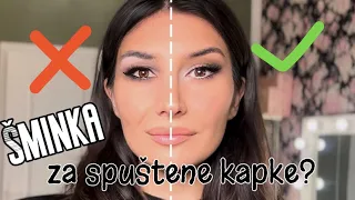 Šminka za spuštene kapke | Šta treba i šta ne treba raditi kod spuštenih kapaka?