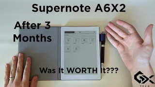 Supernote A6X2 Nomad - 3 Month Review - Is it really WORTH it?