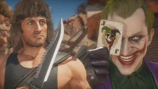 Joker Vs Rambo Hard Level Fight Mortal Kombat 11