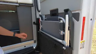 TUTO Volkswagen GRAND California 600 - Camping table+ chairs, table + chaise, mesa sillas - VanBreak