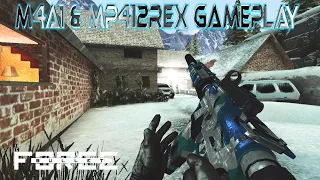 Bullet Force: M4A1 & MP412 Rex FFA GAMEPLAY