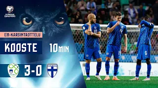 Huuhkajat Highlights (10 min.) | Slovenia–Suomi 3–0 | UEFA EURO 2024 -karsinnat | 14.10.2023