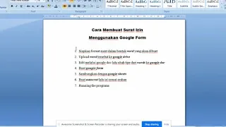 Cara Membuat Surat Otomatis Dari GOOGLE FORM || Easy banget everybody ‼️