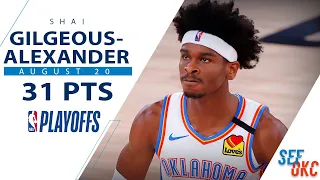 Shai Gilgeous-Alexander's Full Game 2 Highlights: 31 PTS vs Rockets | 2020 NBA Playoffs - 8.20.20