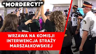 Wrzawa na komisji ds. aborcji. Straż marszałkowska musiała interweniować