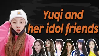 (G)I-DLE Yuqi and her FEMALE idol friends