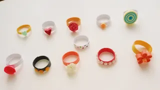 Paper Quilling Rings|  #quillingrings #paperquillingrings