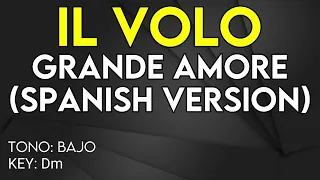 Il Volo - Grande Amore - Karaoke Instrumental - Bajo