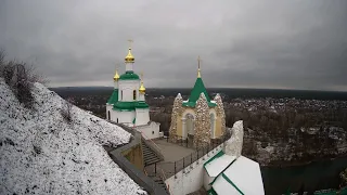 Божественная литургия 17 февраля 2022, Свято-Успенская Святогорская лавра, Украина, г. Святогорск