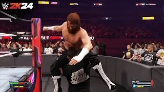 WWE 2K24: Kevin Owens vs Sami Zayn Full Match (Epic Match Gameplay)