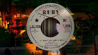 Super Rare Early Rockabilly - Hoyt Webb and the Rainbow Rhythmaires  - Baby Won't You Slow It Down