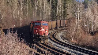 Canadian Pacific's Laggan & Windermere Subdivisions, High Speed Train Action In Alberta and BC