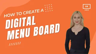 How To Create A Digital Menu Board