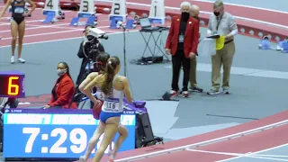 BYU Women's Track and Field - 2021 National Indoors - Women's DMR National Champions.