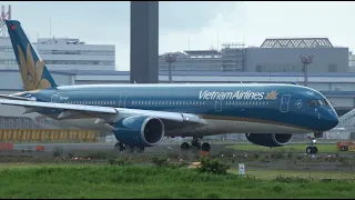 Vietnam Airlines Airbus A350-900 VN-A888 Takeoff from NRT 16R