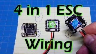 How to wire a 4 in 1 ESC