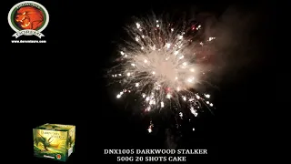 DNX1005 Darkwood Stalker 24 Shots Cake/500G Consumer Cakes/UN0336 FIREWORKS/DOREMI PYROTECHNICS