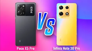 POCO X5 PRO ⚡ VS ⚡ Infinix Note 30 PRO Full Comparison