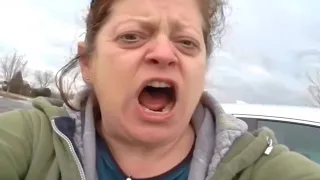 LADY RAGES IN MCDONALDS PARKING LOT