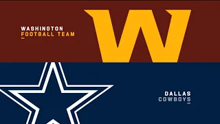 Washington Football Team Vs Dallas Cowboys Week 12 2020 Thanksgiving Special On Fox