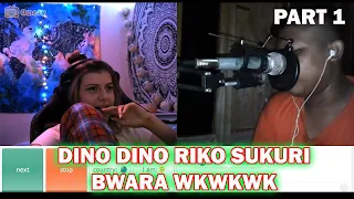 prank ometv - DINO RINO RIKO SUGUHI server internasional begini reaksi mereka PART 1