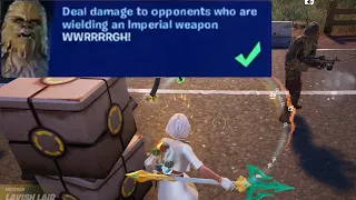 Deal damage to opponents who are wielding an Imperial Weapon Fortnite