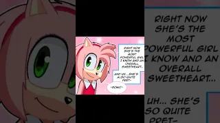 SonAmy Movie Comic (Dub) Best Girl Amy Pt.1 #sonamy #shorts #sonic #comicdub