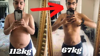 BODY TRANSFORMATION VIDEO [LOSING 45KG in A YEAR]