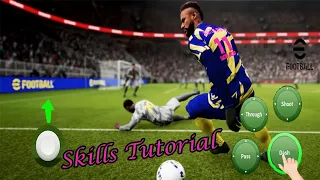 6 BASIC SKILLS you need to know in efootball mobile 2024