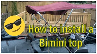 How to install a Bimini top on a tracker xl