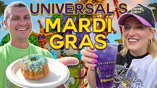 The BEST Of Universal Orlando’s Mardi Gras | Snacks, Drinks, Parade, & More At Universal Studios