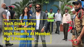Rocking Star Yash and Srinidhi Shetty Visuals  Mumbai  KGF 2 Promotions | Behindwoods Kannada