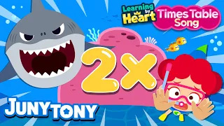 2 Times Table Song | Multiply by 2 | School Songs | Multiplication Songs for Kids | JunyTony