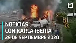 Las Noticias con Karla Iberia - Programa Completo: 29 de Septiembre 2020