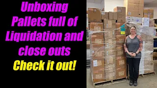 Unboxing pallets of Liquidation and Close outs - Check out all the amazing items.