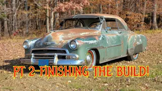 1951 Chevy Bel Air 5.3 LS & Mustang II Suspension swap pt.2 Finishing out the build