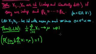 (PP 5.5) Law of large numbers and Central limit theorem