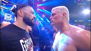 Roman Reigns confronts Cody Rhodes - WWE SmackDown 10/13/2023